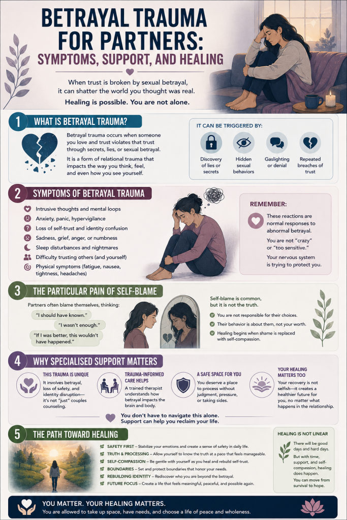 Betrayal Trauma for Partners: Symptoms, Support, and Healing
